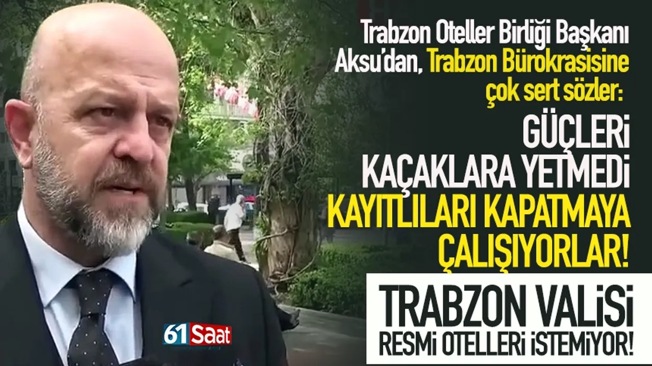 Trabzon'da şok sözler: “Güçleri kaçaklara yetmedi, bize yöneldiler”