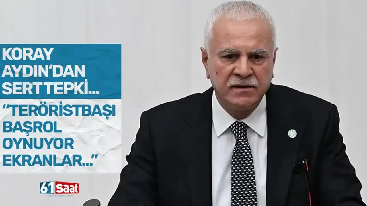 Koray Aydın’dan sert tepki: “Teröristbaşı başrol oynuyor, ekranlar karartılıyor”