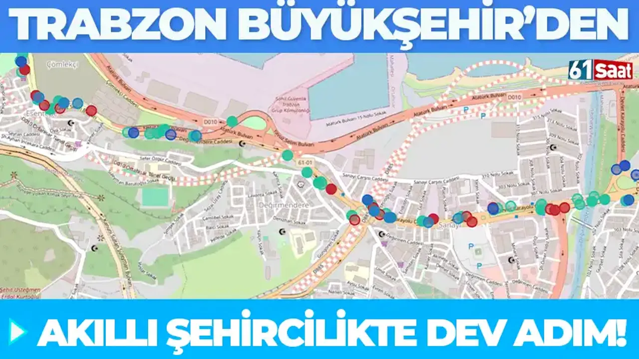 Trabzon Büyükşehir’den akıllı şehircilikte dev adım!