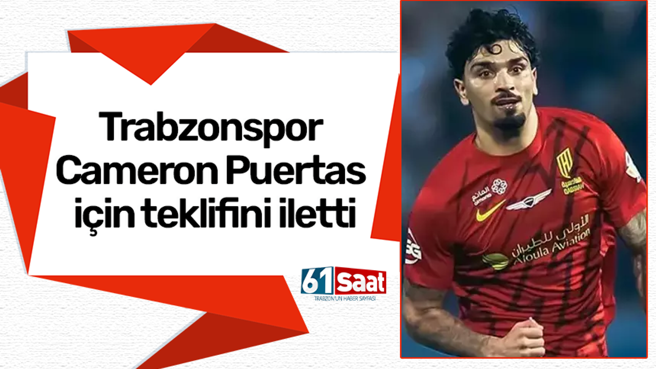 Trabzonspor Cameron Puertas için teklifini iletti