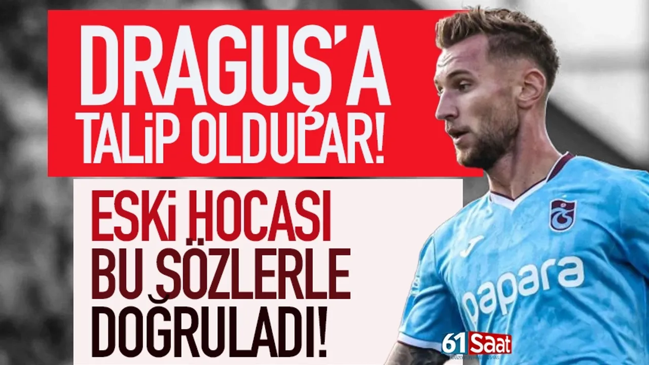 Trabzonspor'da Draguş'a talip oldular! Legia'nın hocası net şekilde açıkladı..