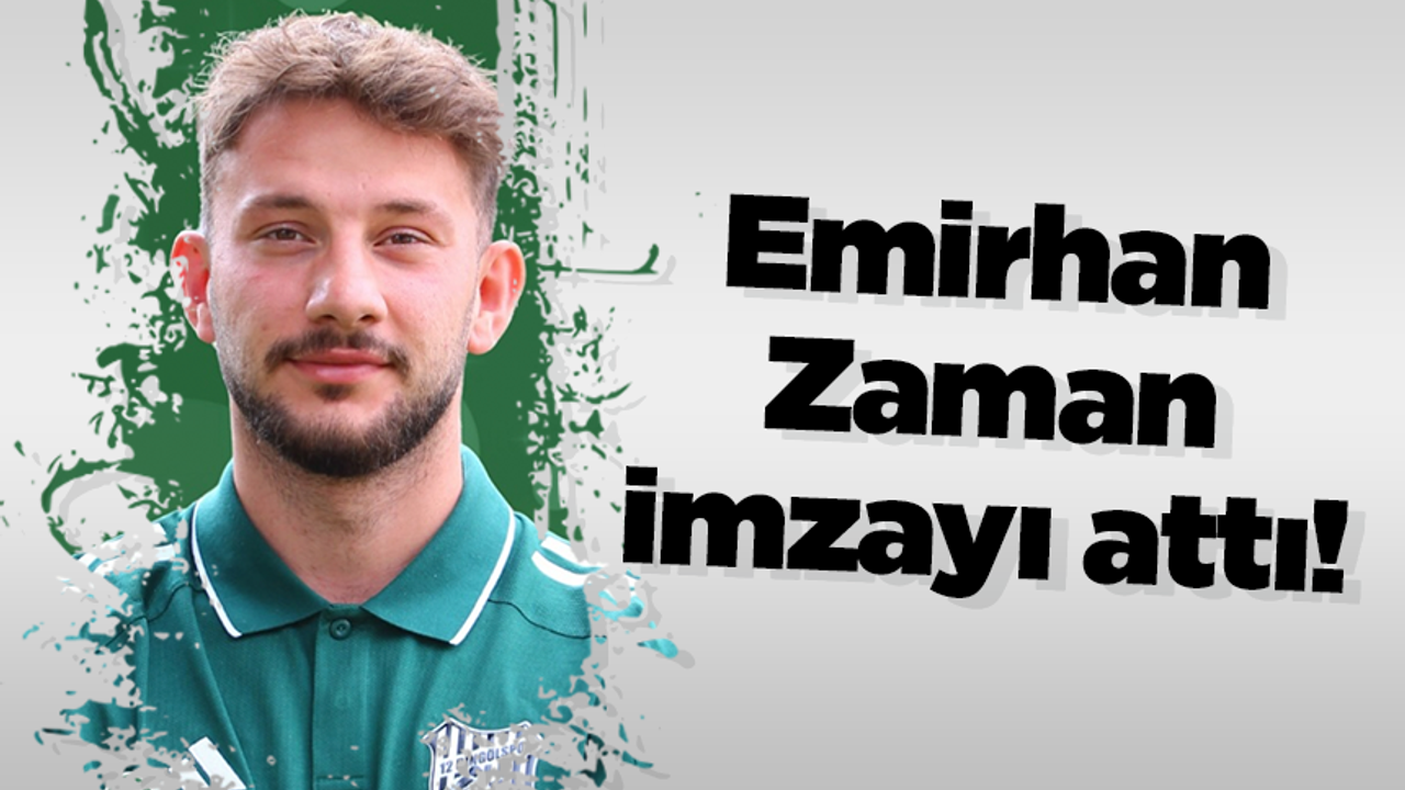Emirhan Zaman imzayı attı!
