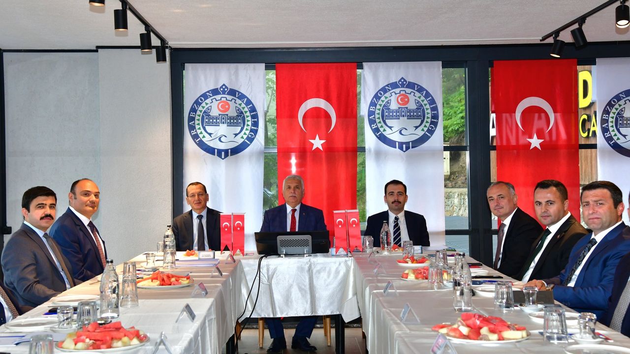 Trabzon'da Güvenlik ve Asayiş Koordinasyon Kurulu Toplantısı yapıldı
