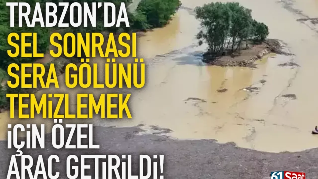 Trabzon'da Sera Gölü için özel amfibi araç getirildi...