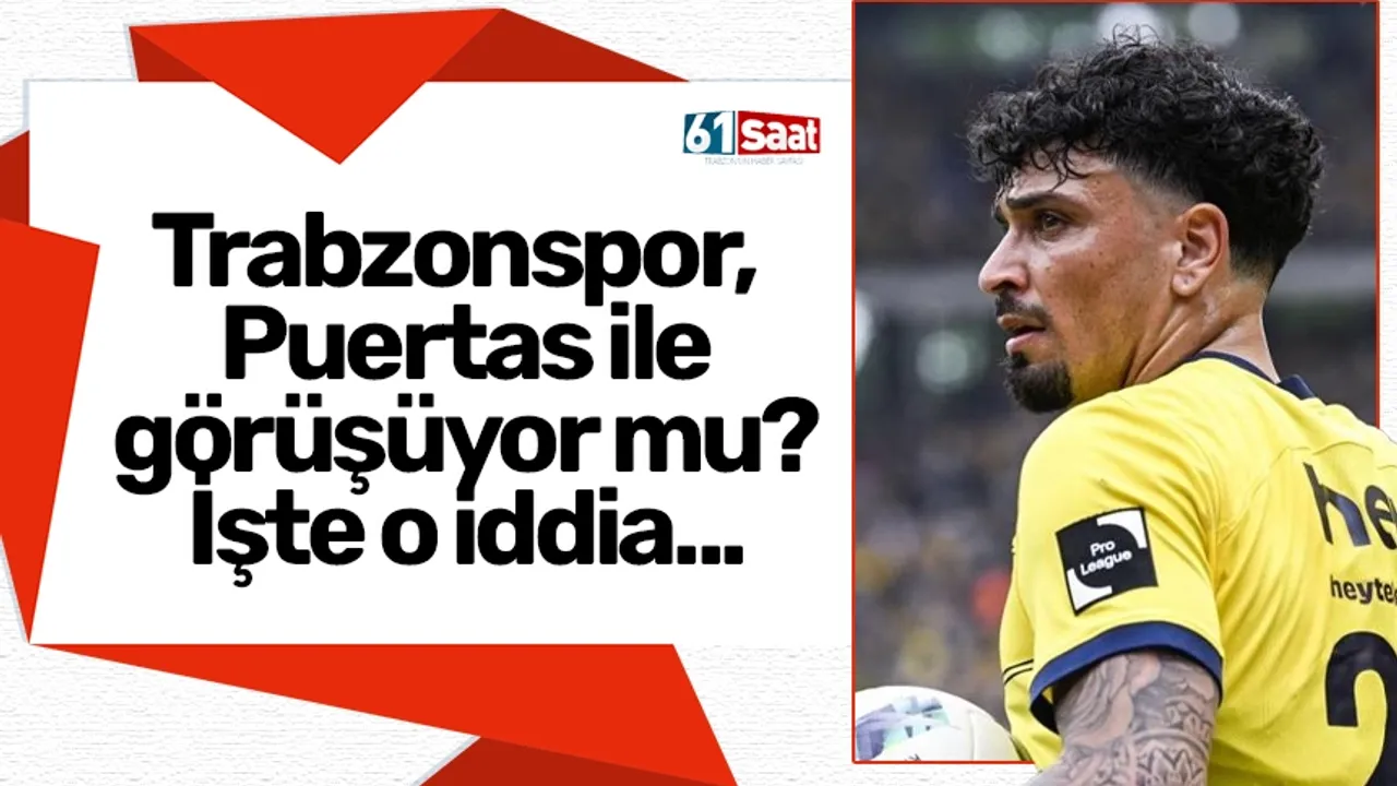 Trabzonspor, Cameron Puertas ile görüşüyor mu? İşte o iddia...