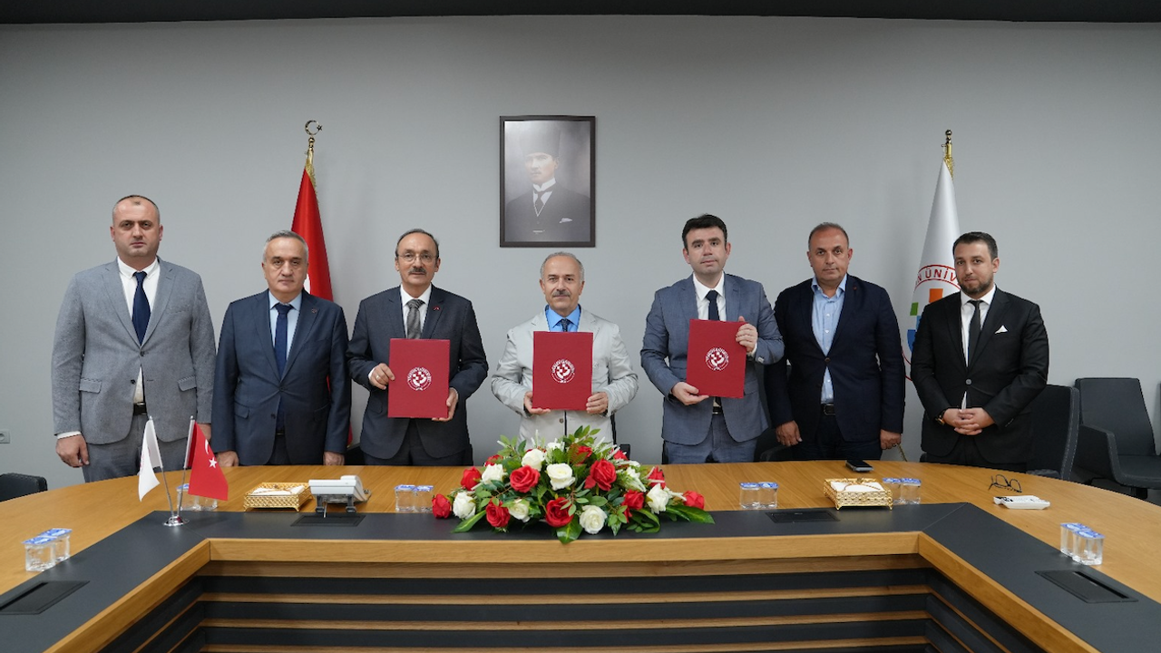 Düzköy Meslek Yüksekokulu'nun arazi tahsis protokolü imzalandı