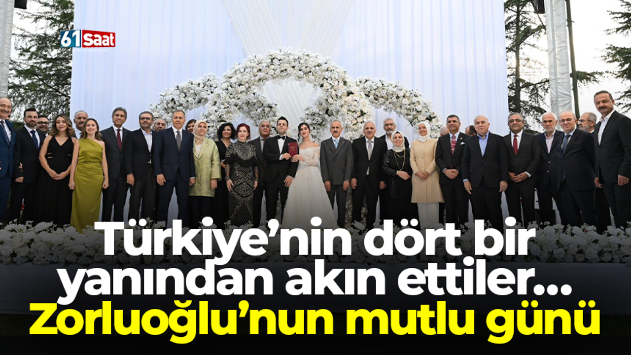 Türkiye’nin dört bir yanından akın ettiler… Zorluoğlu’nun mutlu günü