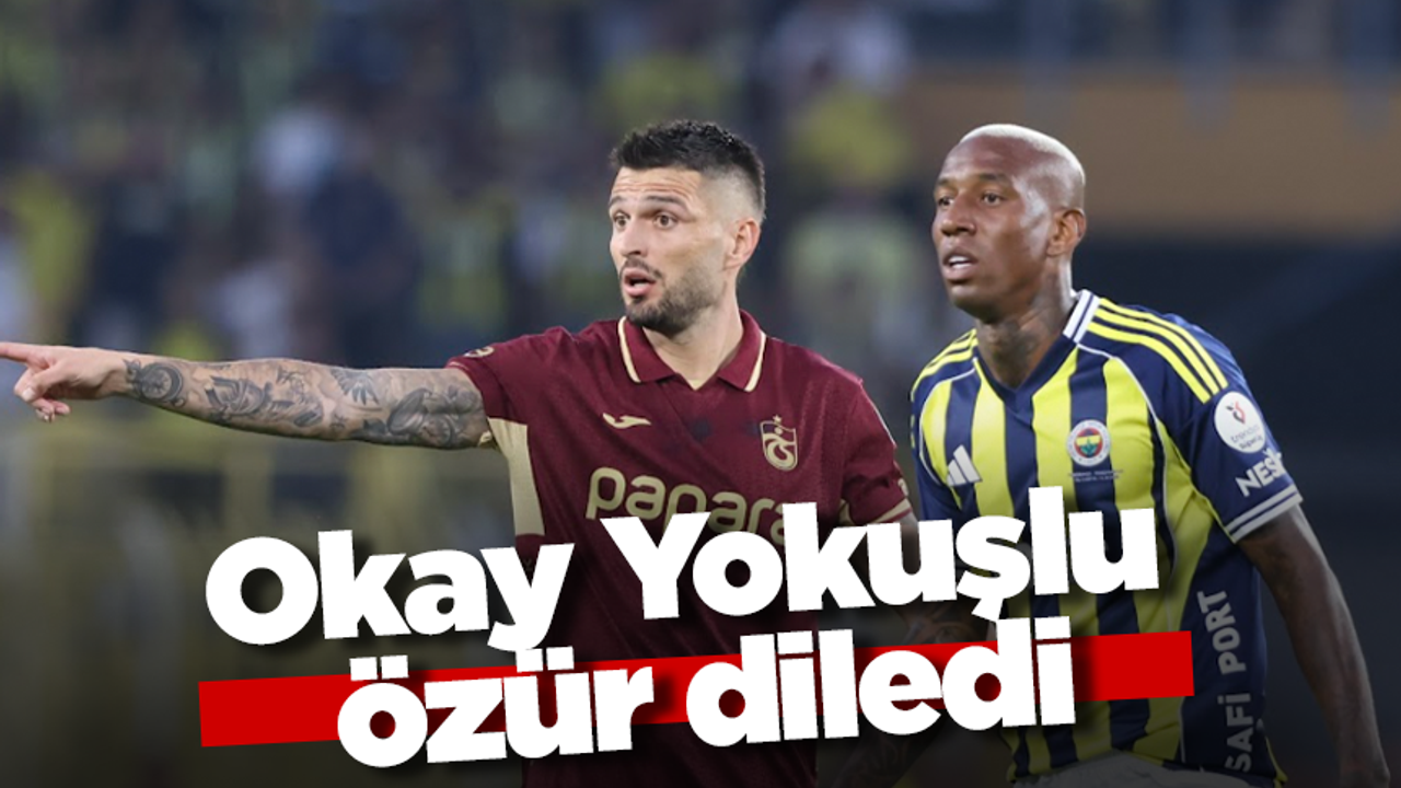 Okay Yokuşlu özür diledi
