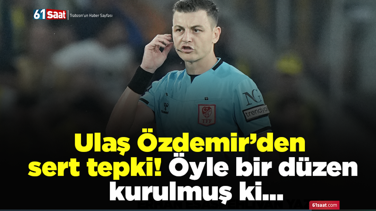Ulaş Özdemir’den sert tepki! Öyle bir düzen kurulmuş ki…