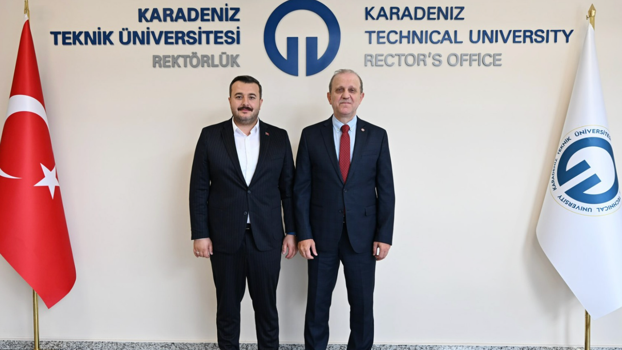 Rektör Prof. Dr. Çuvalcı, Öz Sağlık-İş Trabzon Şube Başkanı’nı kabul etti