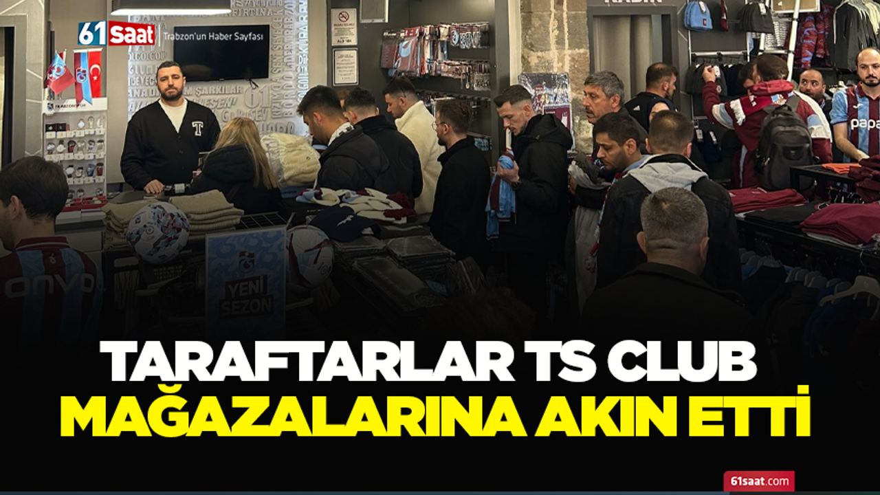 Taraftarlar TS Club mağazalarına akın etti