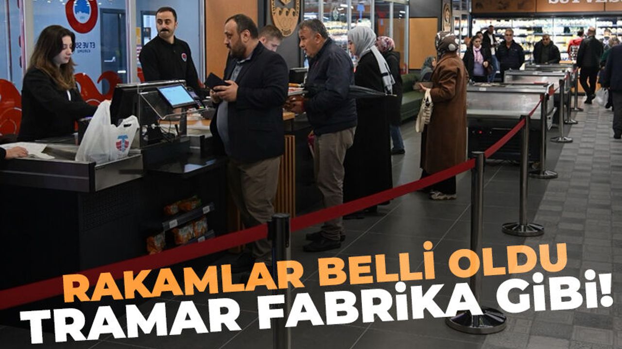 TRAMAR fabrika gibi çalıştı! İşte rakamlar