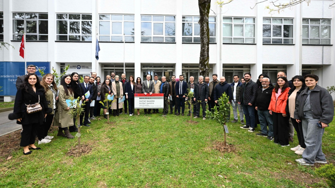 KTÜ’de her patent bir fidan ile hayat buluyor