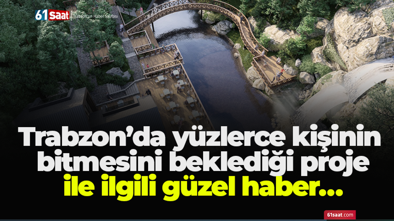Trabzon’da yüzlerce kişinin bitmesini beklediği proje ile ilgili güzel haber… Belirlenen Takvimden daha hızlı ilerliyor
