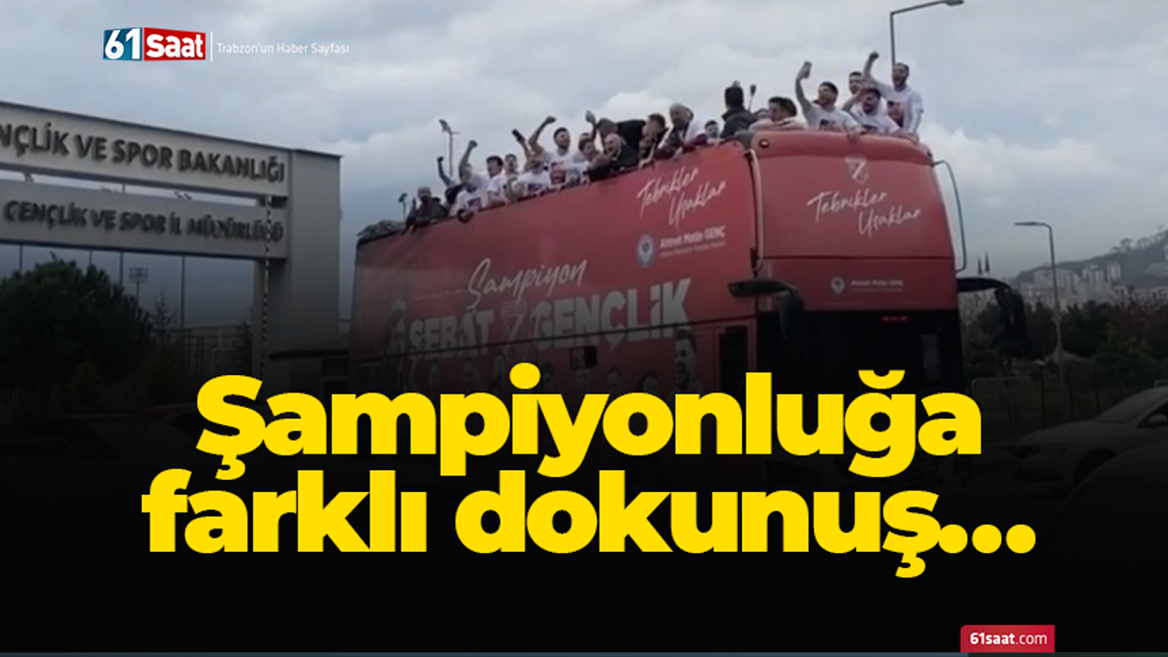 Şampiyonluğa farklı dokunuş…