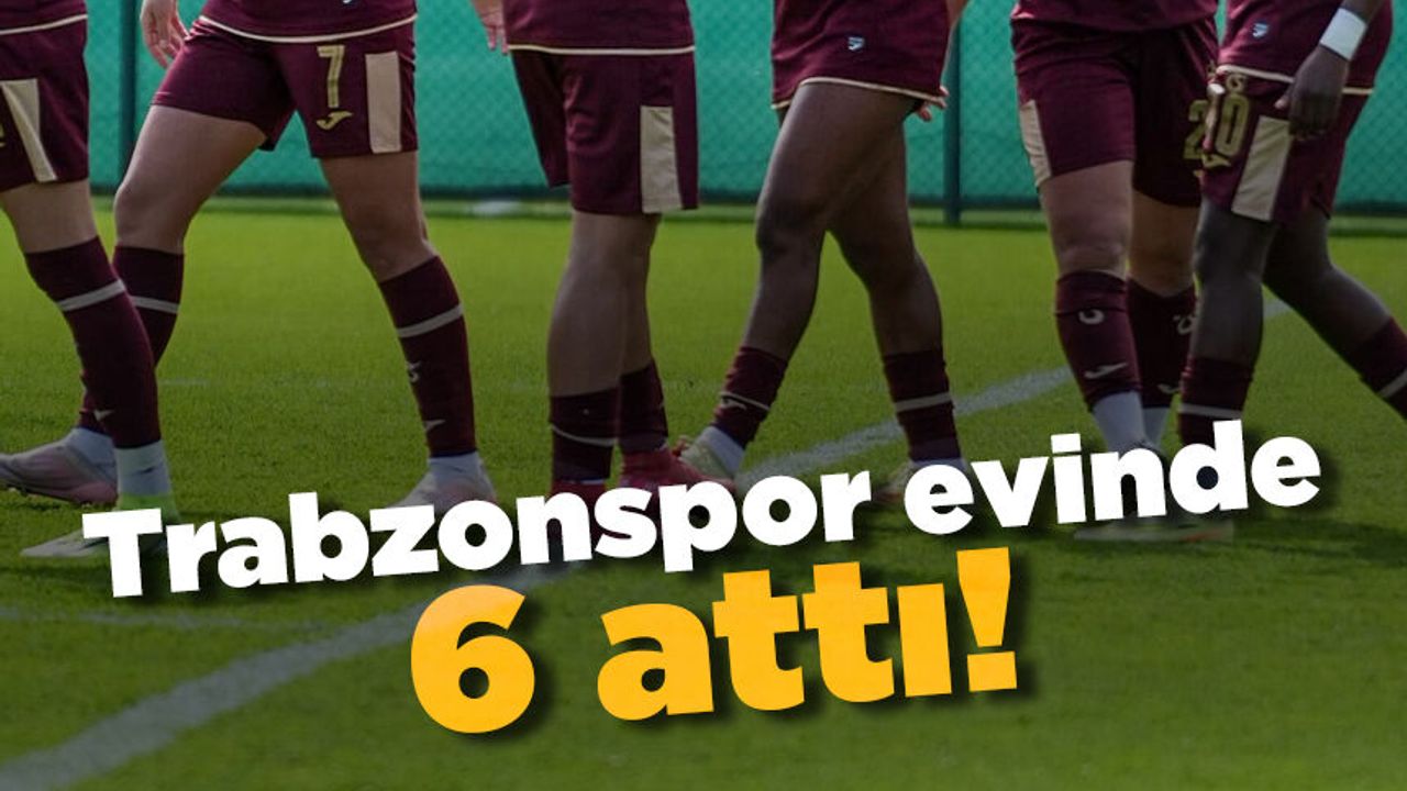 Trabzonspor evinde 6 attı!