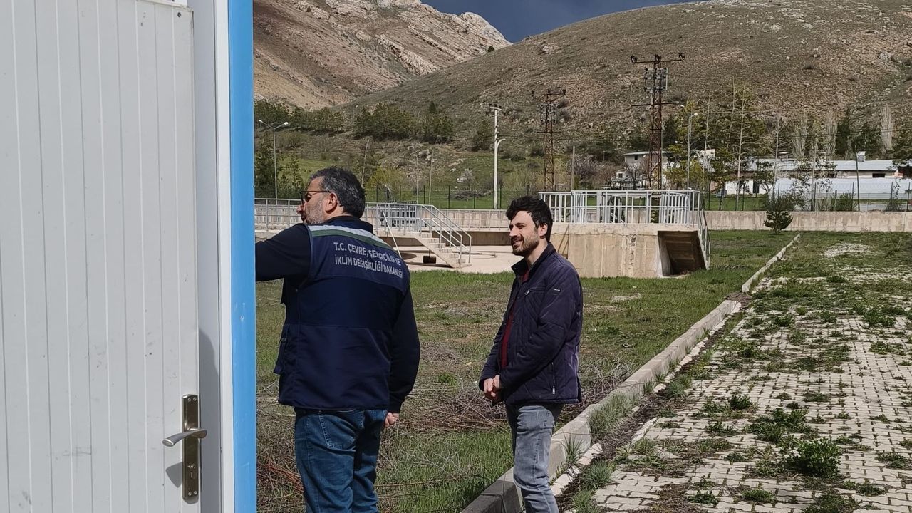 Atık su arıtma tesisinde teknik inceleme yapıldı