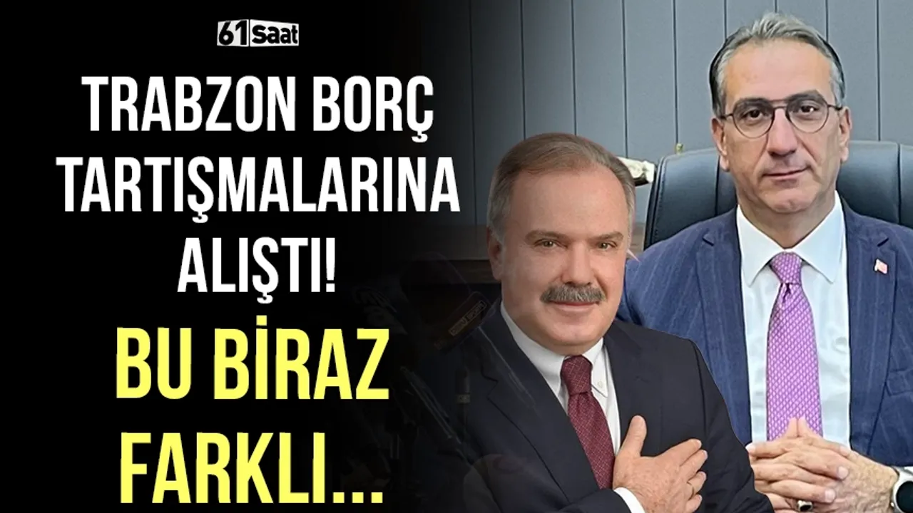 Trabzon borç tartışmasına alıştı! Ancak bu biraz farklı...