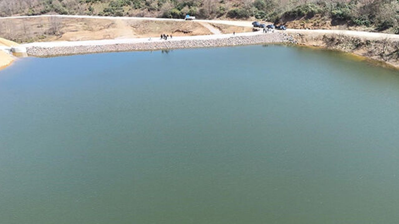 Ordu’da gölet ve barajlarda su seviyesi yükseldi
