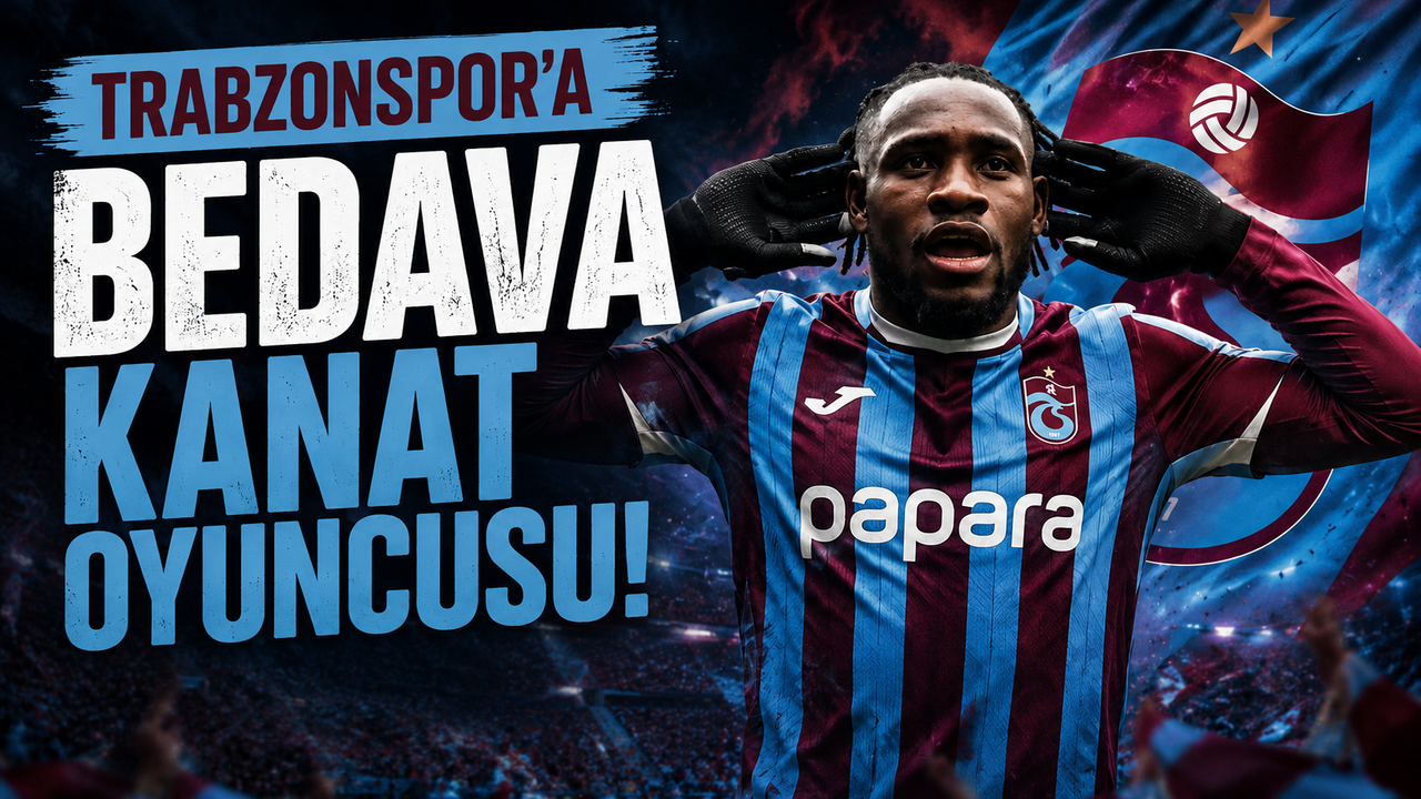 Trabzonspor'a bedava kanat oyuncusu!