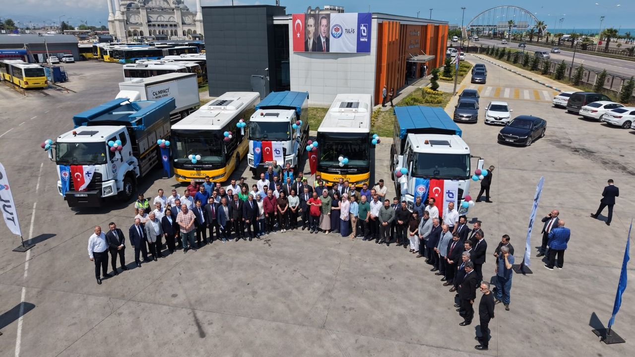 Trabzon Büyükşehir ulaşım filosunu gençleştiriyor…