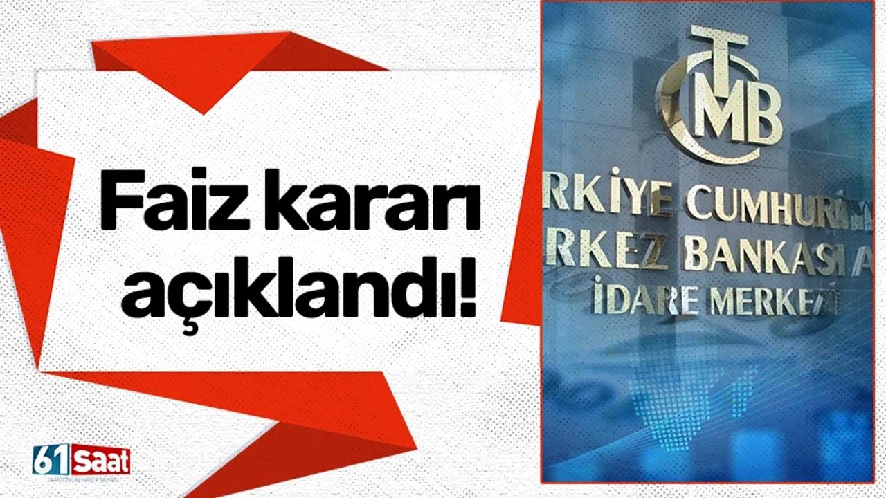 Faiz kararı açıklandı!
