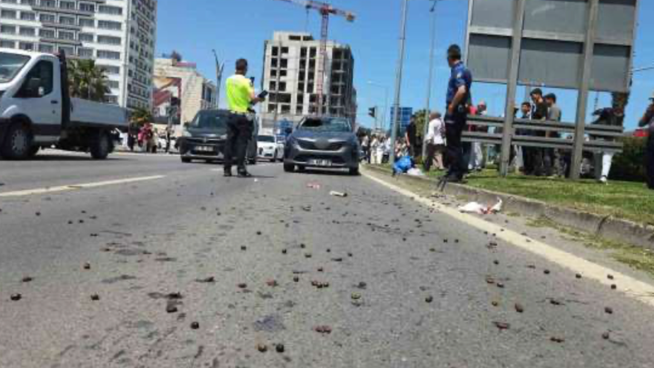 Samsun'da otomobilin çarptığı yaya ağır yaralandı