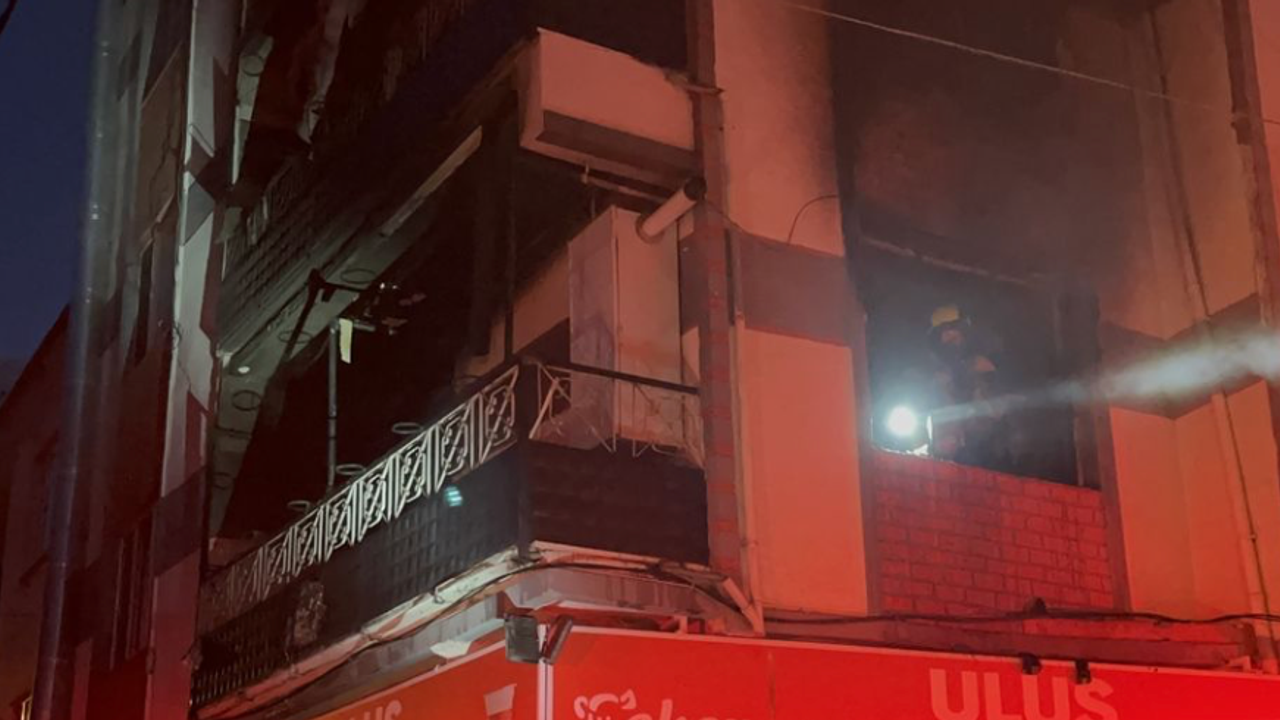 Bursa'da çıkan ev yangınında korku dolu anlar yaşandı