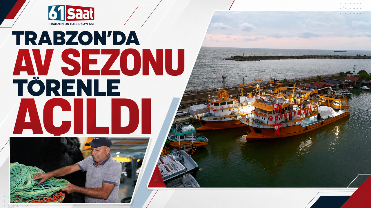 Trabzon'da av sezonu törenle açıldı!
