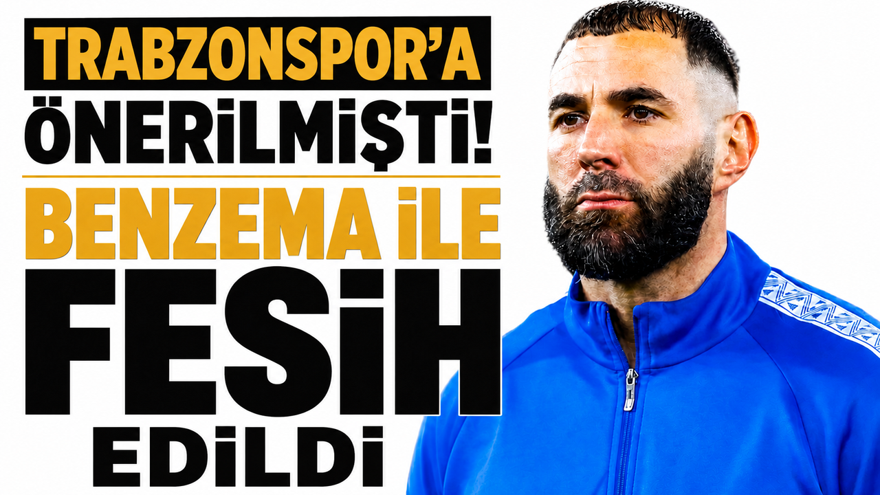 Trabzonspor’a önerilmişti! Benzema ile fesih edildi