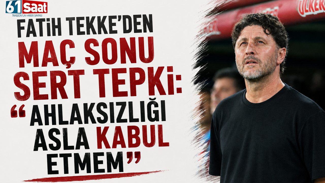 Fatih Tekke’den maç sonu sert tepki: “Ahlaksızlığı asla kabul etmem”