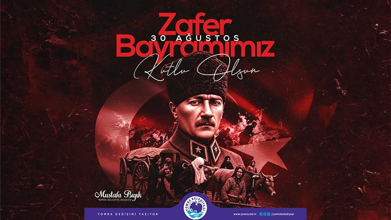 YOMRA BELEDİYESİ, 30 AĞUSTOS KUTLAMA İLANI