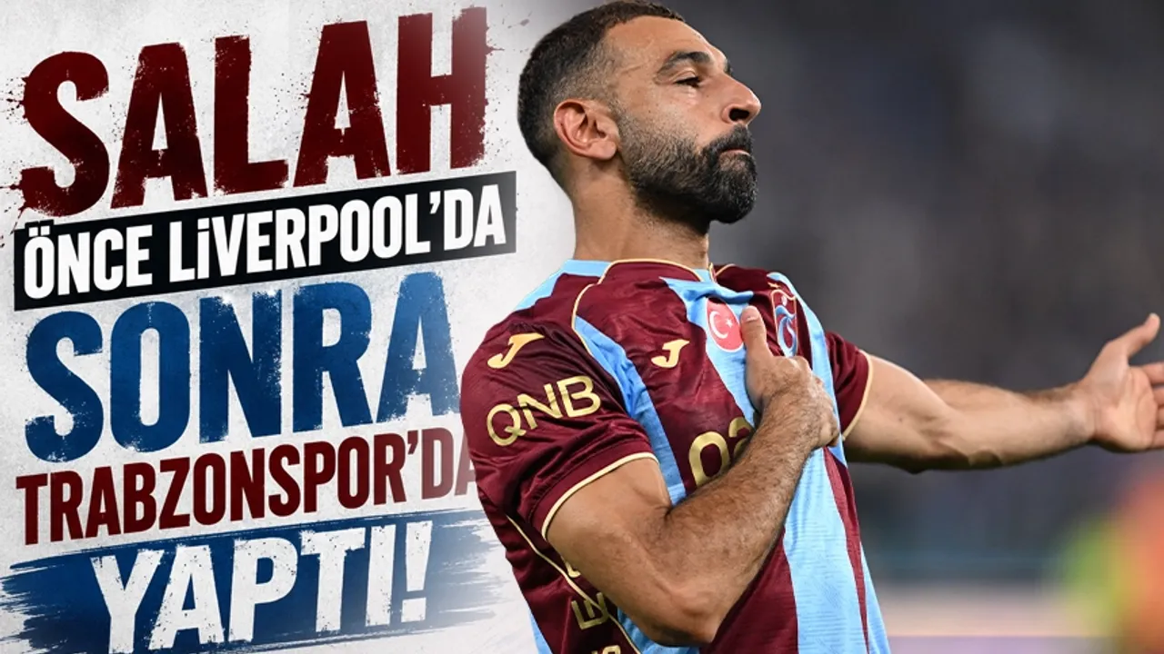 Salah, Liverpool'un ardından Trabzonspor'da da yaptı