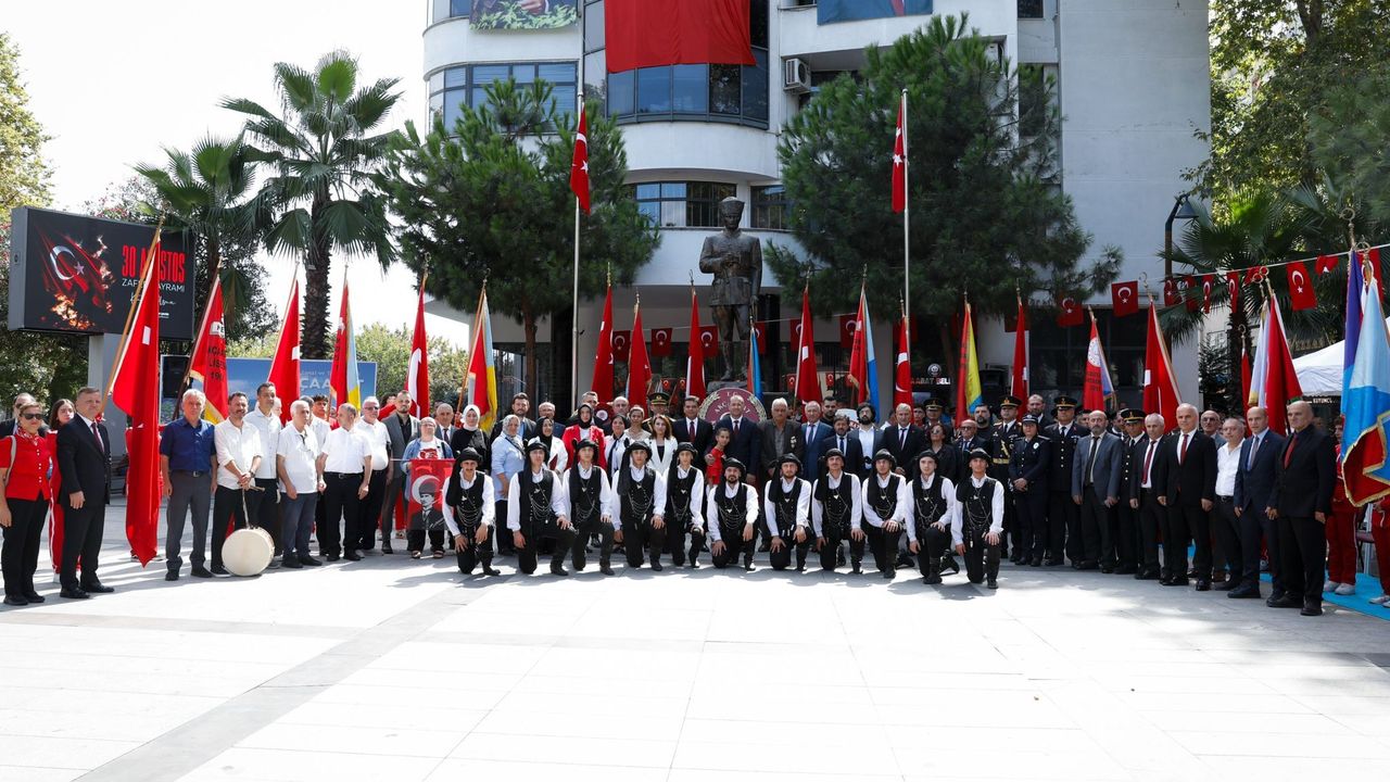 Akçaabat’ta Büyük Zafer’in 104. yılı kutlandı