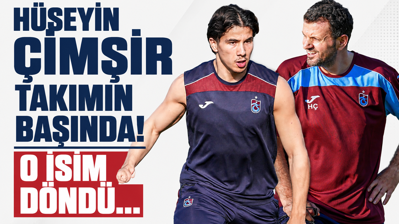 Trabzonspor'da Hüseyin Çimşir kararı! Gençlerbirliği maçında takımın başında olacak