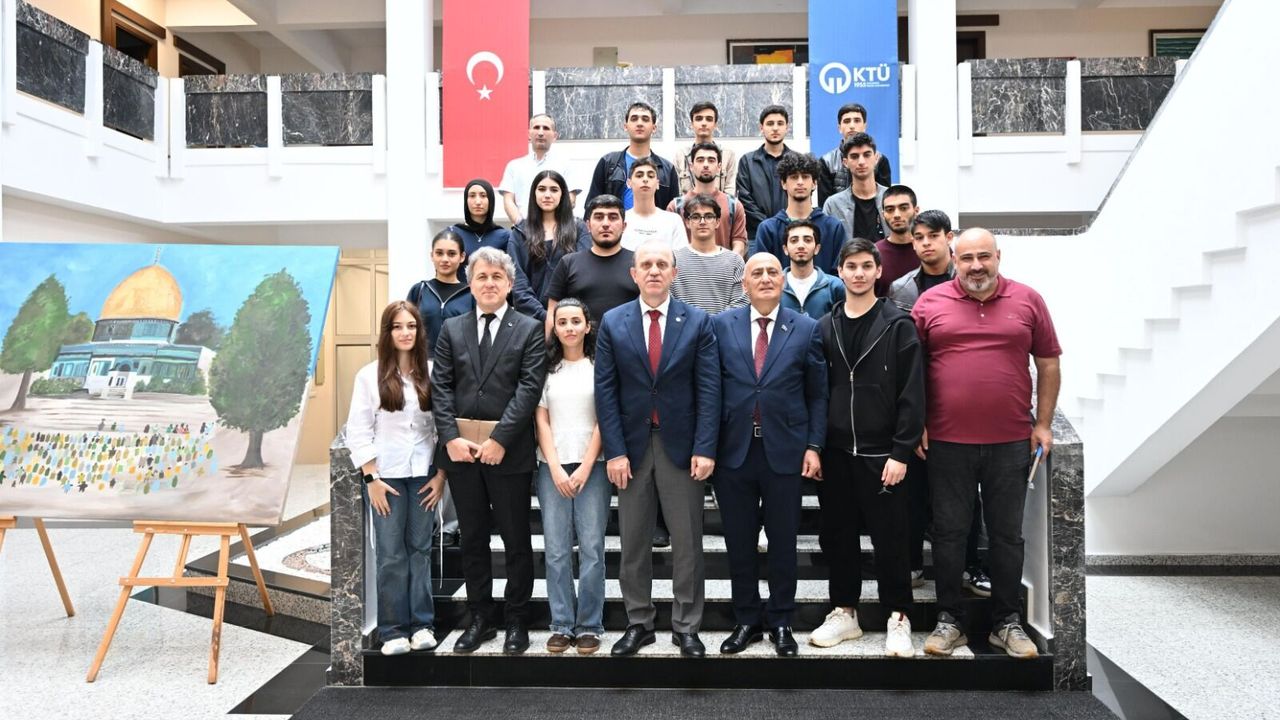 Azerbaycan Millî Meclisi Başkan Yardımcısı Kasımlı, KTÜ'de Azerbaycanlı öğrencilerle buluştu