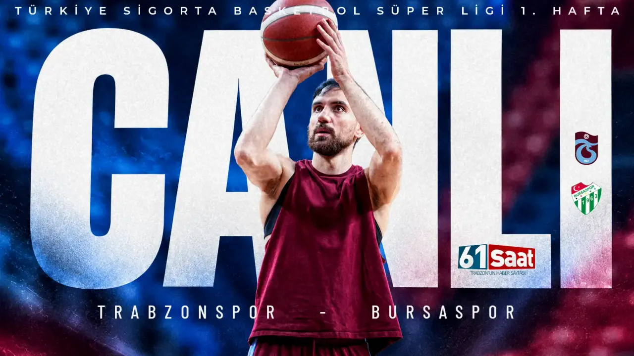 Trabzonspor Basketbol Süper Lig’de! Bursaspor’u ağırlıyor