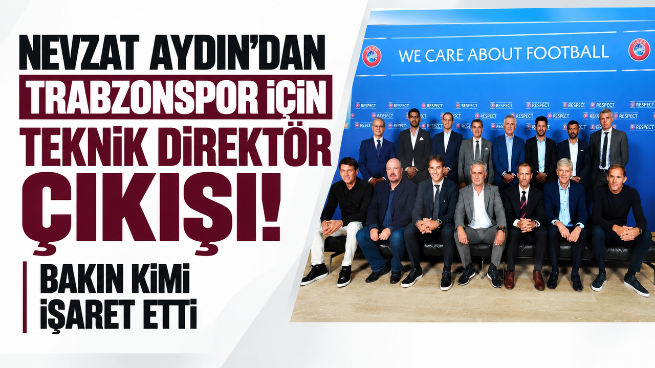 Nevzat Aydın’dan Trabzonspor için teknik direktör çıkışı! Bakın kimi işaret etti