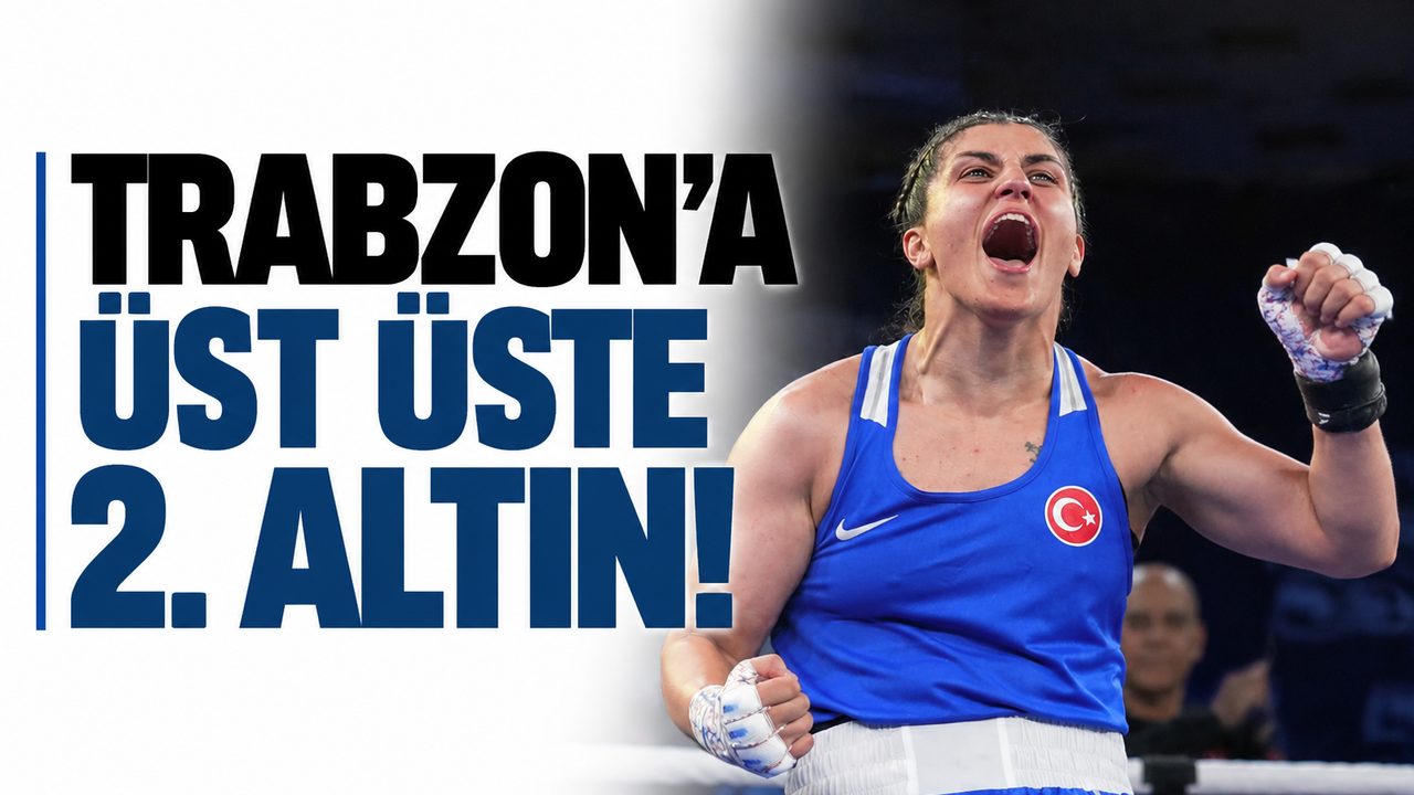 Trabzon'a üst üste 2. altın