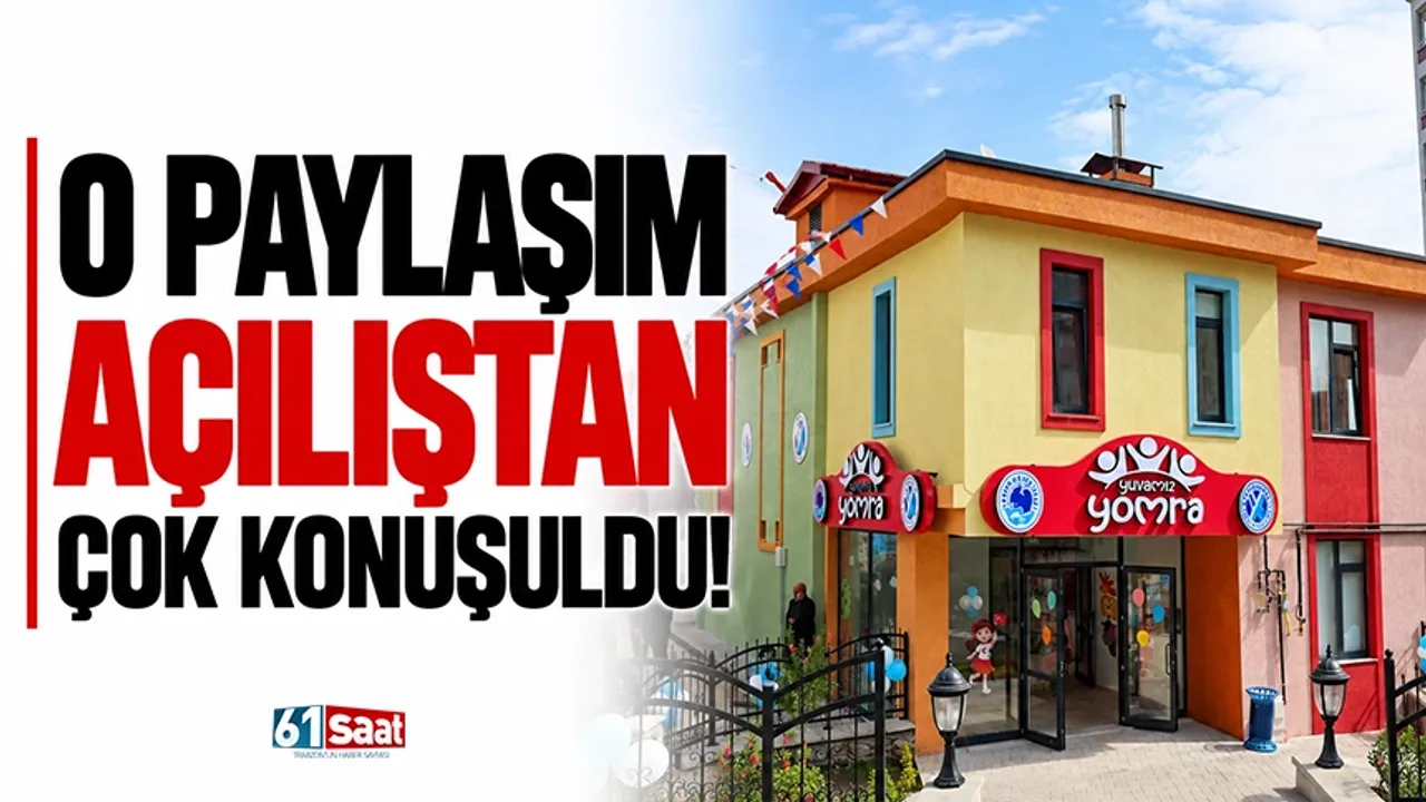 O paylaşım açılıştan çok konuşuldu!