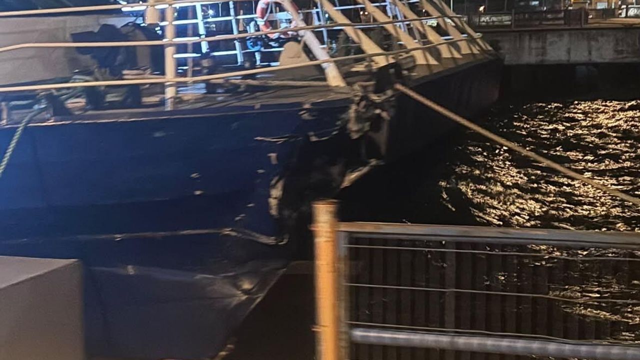 İDO deniz otobüsü iskeleye çarptı: Yolcuların panik anları