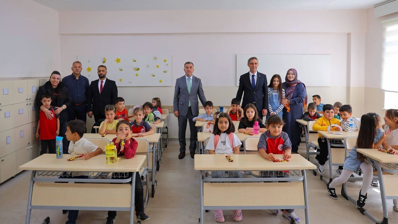 Birinci sınıf öğrencileri okul heyecanı yaşadı