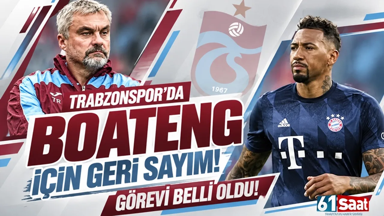 Trabzonspor’da Boateng için geri sayım! Görevi belli oldu!