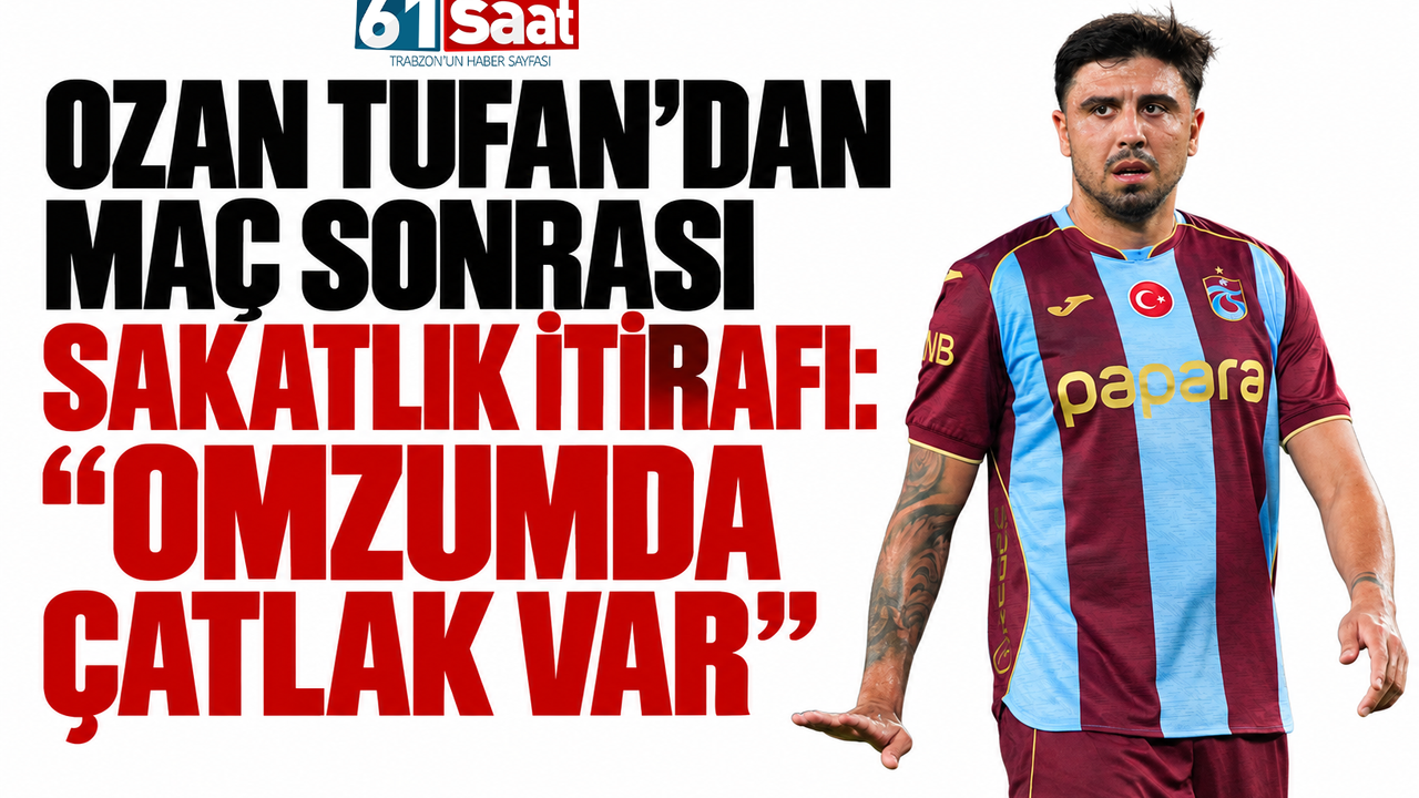 Ozan Tufan’dan maç sonrası sakatlık itirafı: “Omzumda çatlak var”