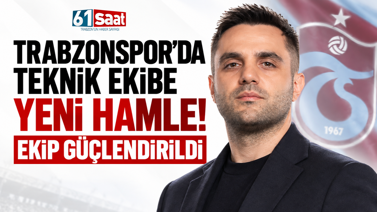 Trabzonspor’da teknik ekibe yeni hamle! Ekip güçlendirildi