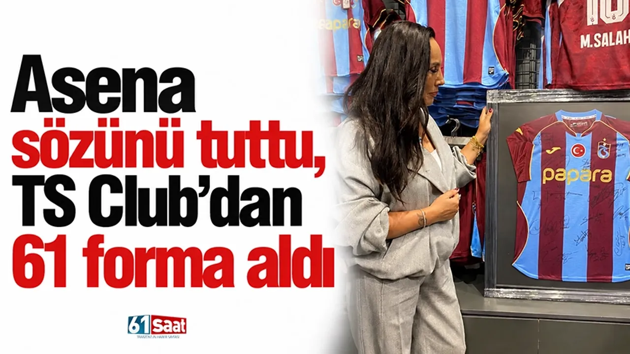 Asena sözünü tuttu, TS Club’dan 61 forma aldı