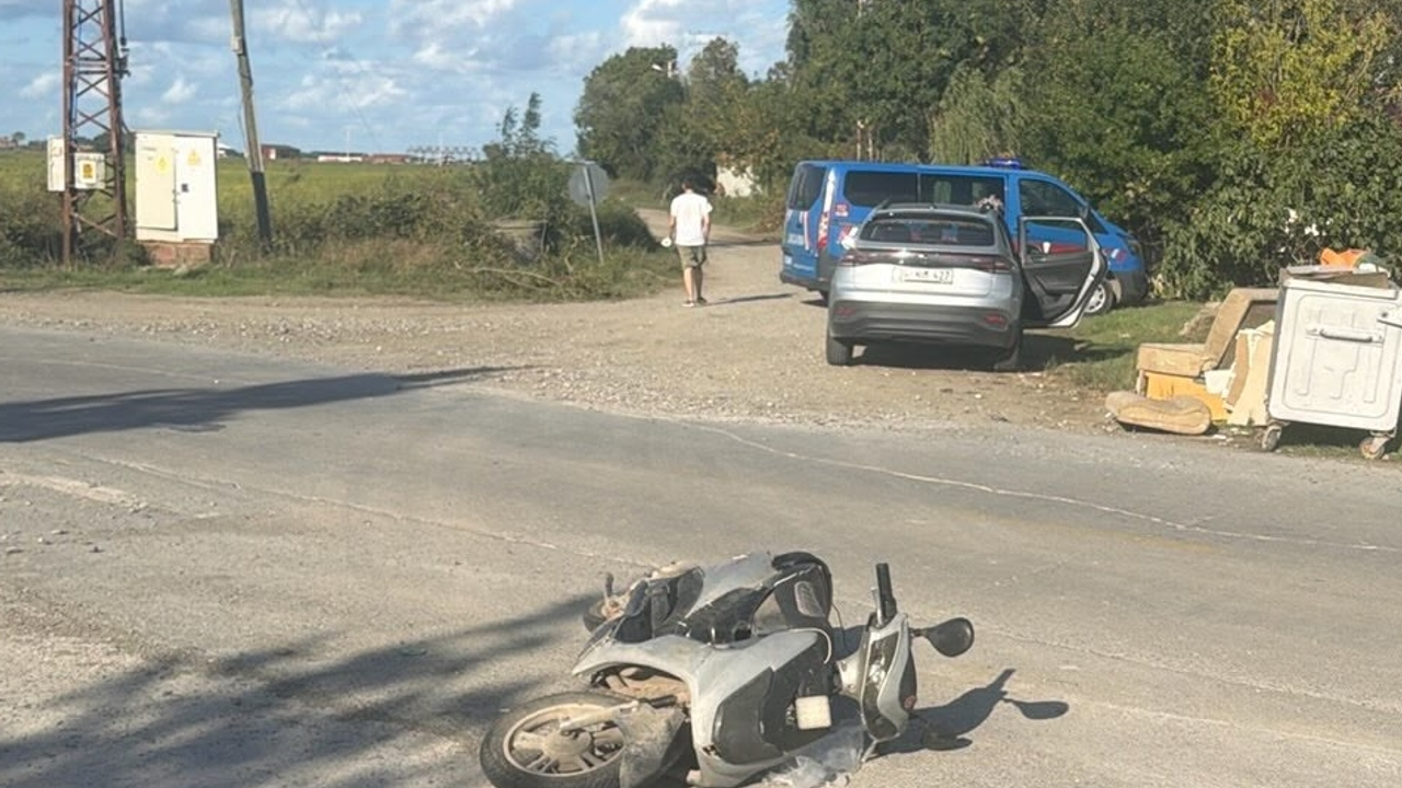 Samsun’da otomobille elektrikli motosiklet çarpıştı: 1 yaralı
