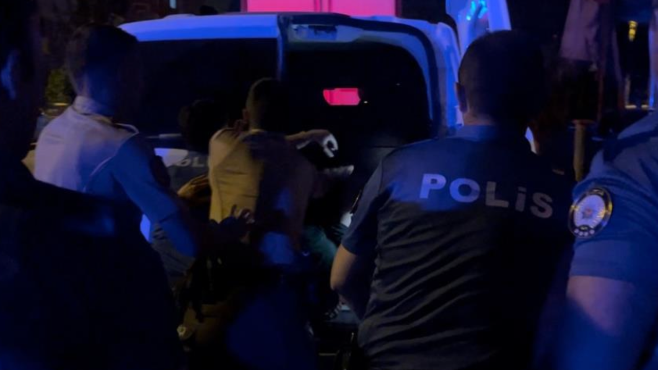 Eşine saldırdığı iddia edilen şahıs polise saldırdı