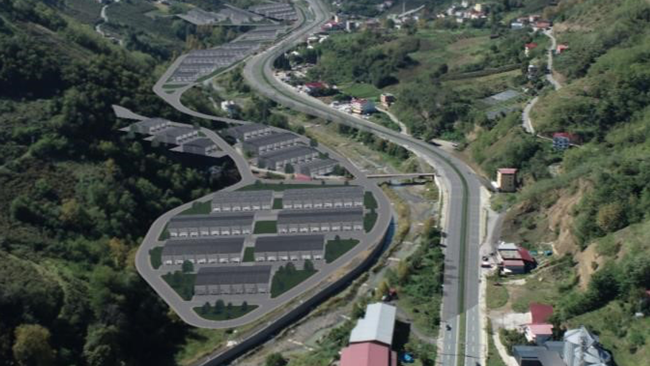Akçaabat Küçük Sanayi Sitesi Projesi'nde inşaat çalışmaları başlıyor