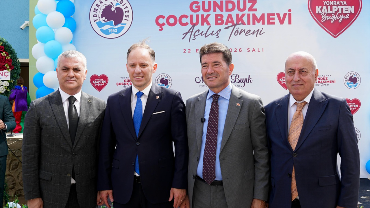 Başkan Ahmet Kaya, Yomra’da kreş açılışına katıldı